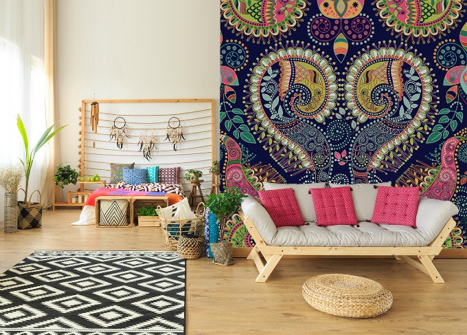Chic Boho Wallpapers That Will Look Perfect in Your Home