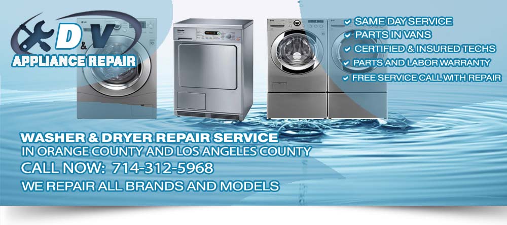 Washer repair service in Orange County