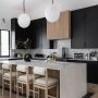 Black Kitchen Cabinets