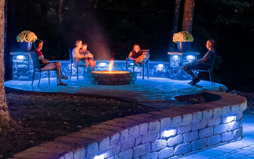 Fire Pit Seating and Lighting Ideas Fire Pit Seating and Lighting Ideas