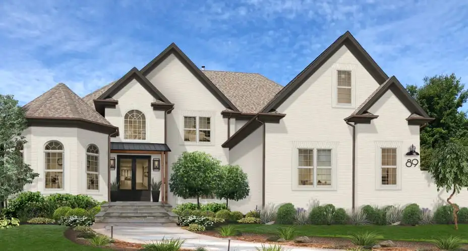Perfect White Brick House Color Perfect White Brick House Color