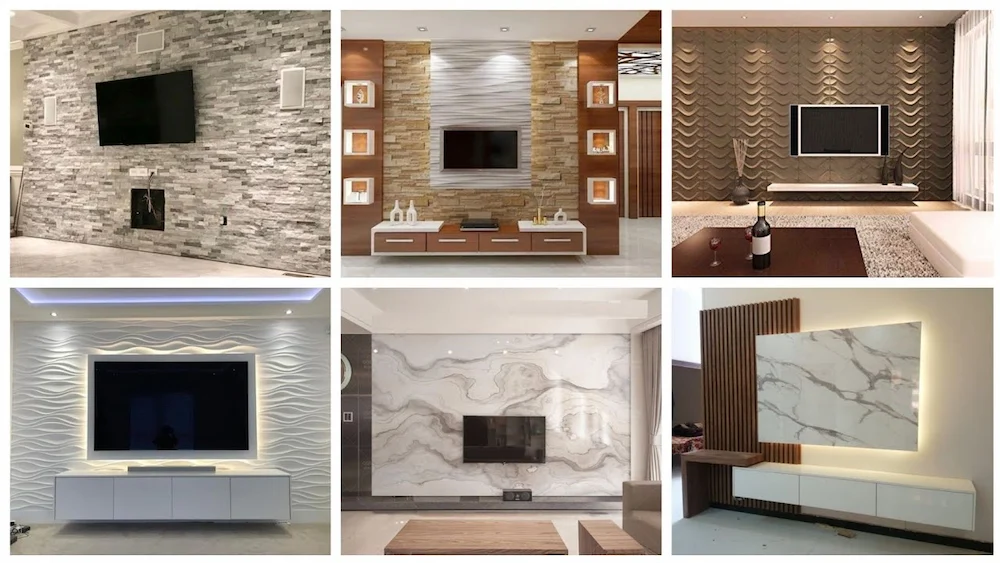 Modern TV Wall Tiles Design is a Game-Changer