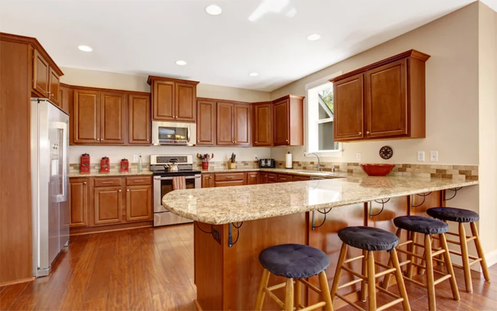 Maintain Cherry Kitchen Countertop Cabinets