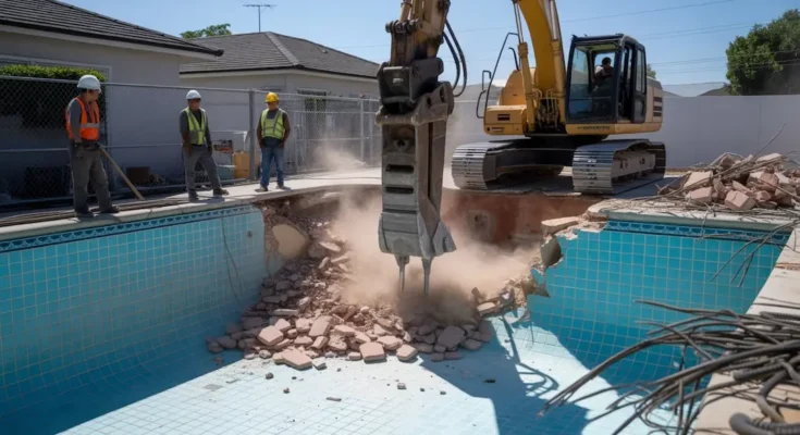 Swimming Pool Demolition Swimming Pool Demolition