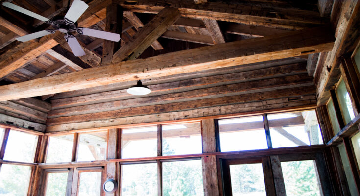 Hand-Hewn Beams